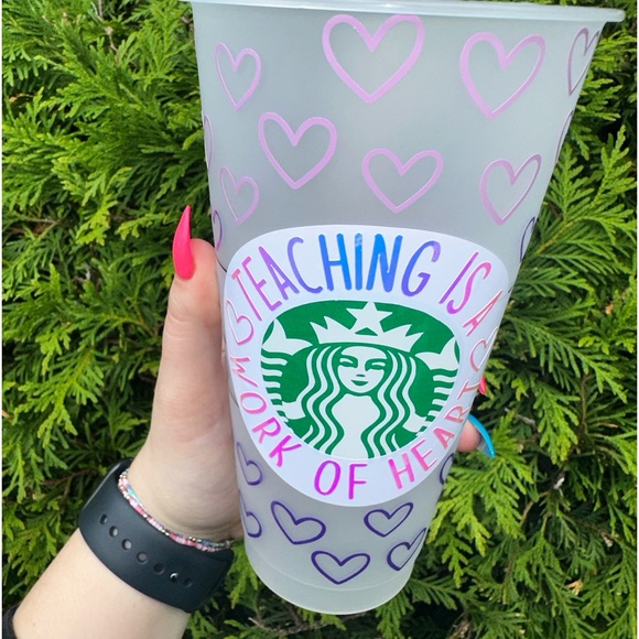 Ombré teaching is a work of heart hearts cup - Picture 2 of 8